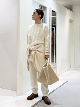 早い者勝ち♪GALERIE VIE ニット ホワイトコーデ シンプル ウール 早い者勝ち♪GALERIE VIE ニット ホワイトコーデ シンプル