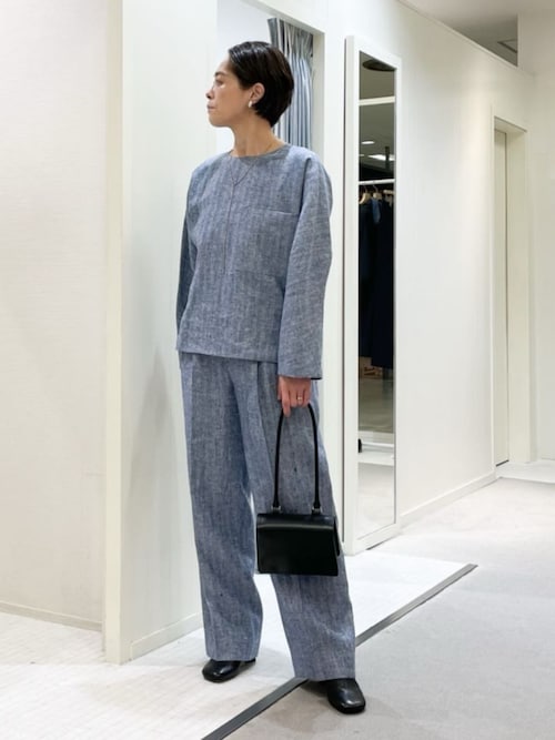 ギャルリーヴィ　シャツ　プルオーバー　リネンシャツ ブラッシュドリネン プルオーバーシャツ | GALERIE VIE (Women