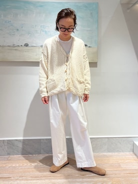 「トゥモローランド」｜「アイテム（その他シューズ）」を使った、TOMORROWLAND_ishiguroさん（レディース・163cm）の冬コーディネート