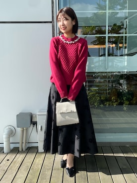 「アイテム（パンプス）」を使った、abeさん（レディース・150cm）の秋コーディネート