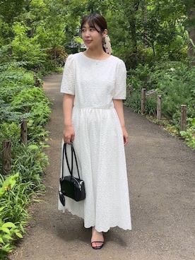 「アイテム（ハンドバッグ）」を使った、abeさん（レディース・150cm）の夏コーディネート