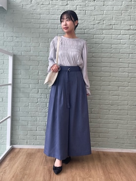 「デニムライク」｜abeさん（レディース・150cm）の春コーディネート