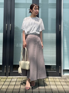 「お仕事スタイル」｜abeさん（レディース・150cm）の夏コーディネート