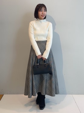 「アイテム（ブーツ）」を使った、abeさん（レディース・150cm）の秋コーディネート