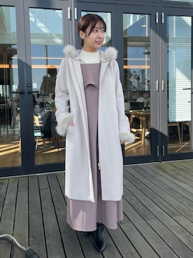 abeさん（レディース・150cm）の冬コーディネート