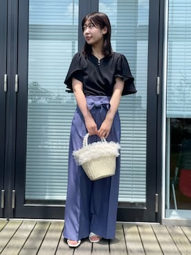「お仕事スタイル」｜abeさん（レディース・150cm）の夏コーディネート