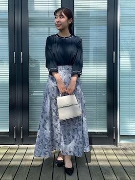 「アイテム（パンプス）」を使った、abeさん（レディース・150cm）の夏コーディネート