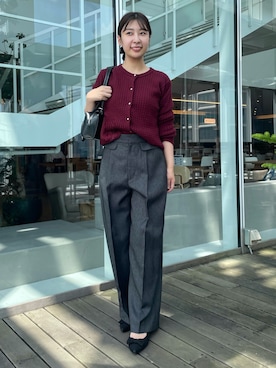 「アイテム（パンプス）」を使った、abeさん（レディース・150cm）の秋コーディネート