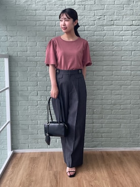「アイテム（ハンドバッグ）」を使った、abeさん（レディース・150cm）の夏コーディネート