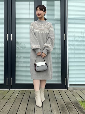 abeさん（レディース・150cm）の冬コーディネート