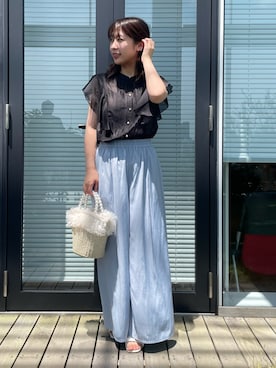 「お仕事スタイル」｜abeさん（レディース・150cm）の夏コーディネート