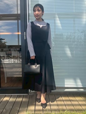 「アイテム（その他ヘアアクセサリー）」を使った、abeさん（レディース・150cm）の秋コーディネート