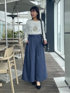 「デニムライク」｜abeさん（レディース・150cm）の春コーディネート