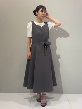 「アイテム（ワンピース/ドレス）」を使った、abeさん（レディース・150cm）の秋コーディネート