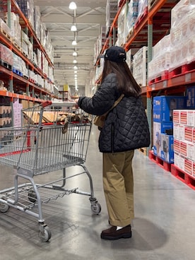 「BRADY（ブレディー）のアイテム」を使った、namiさん（レディース・155cm）の冬コーディネート