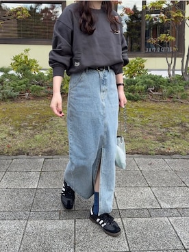 「adidas Originals（アディダスオリジナルス）のアイテム」を使った、namiさん（レディース・155cm）の秋コーディネート