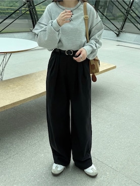「adidas Originals（アディダスオリジナルス）のアイテム」を使った、namiさん（レディース・155cm）の秋コーディネート