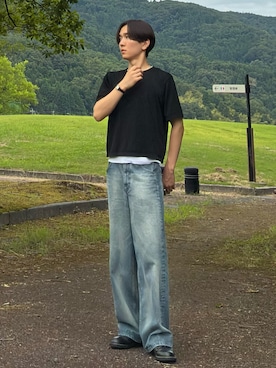 「CASIO(カシオ)のアイテム」を使った、ukyさん(メンズ・164cm)の夏コーディネート