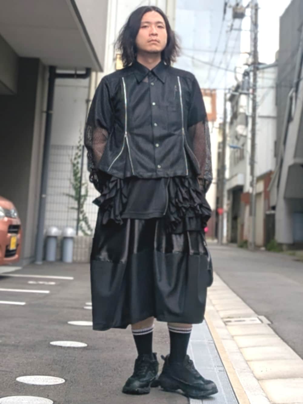 た*ま様 Black comme des garçons スカート BLACK COMME des GARCONSのスカートを使ったメンズ人気ファッション