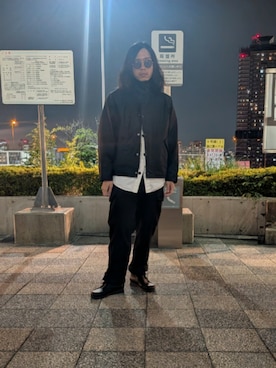 「アイテム（カバーオール）」を使った、issei19930924さん（メンズ・170cm）の秋コーディネート