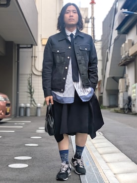 「Calvin Klein（カルバン・クライン）のアイテム」を使った、issei19930924さん（メンズ・170cm）の夏コーディネート