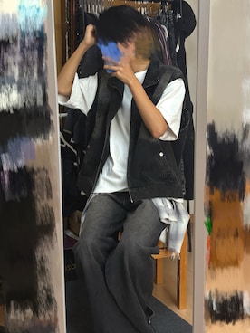 「アイテム（ブルゾン）」を使った、にーな。さん（メンズ・172cm）の夏コーディネート