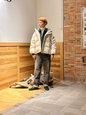 「アイテム（その他アウター）」を使った、おぎさん（レディース・167cm）の秋コーディネート