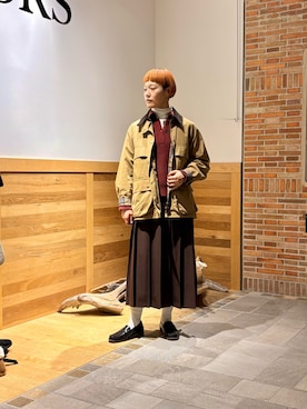 「アイテム（テーラードジャケット）」を使った、おぎさん（レディース・167cm）の秋コーディネート