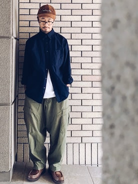 「アイテム（腕時計）」を使った、hiromeganeさん（メンズ・165cm）の秋コーディネート