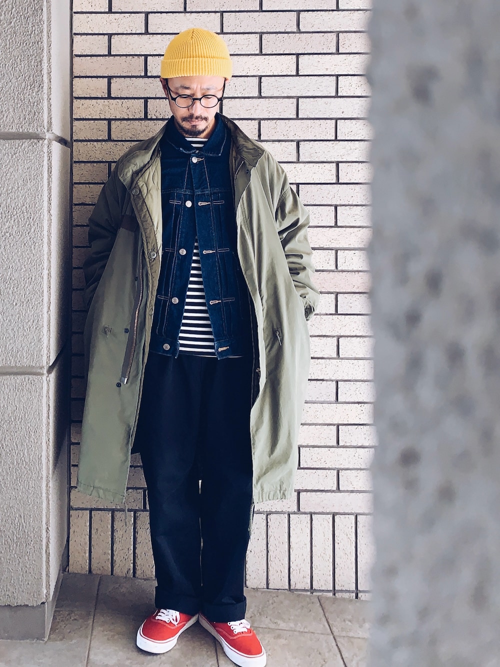 【2回着用・値下げ可】OLDPARK オーバーサイズモッズコート 2回着用・値下げ可】OLDPARK オーバーサイズモッズコート 2回