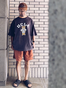 「SEIKO（セイコー）のアイテム」を使った、hiromeganeさん（メンズ・165cm）の夏コーディネート