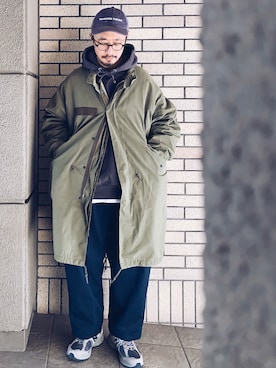 hiromeganeさん（メンズ・165cm）の冬コーディネート