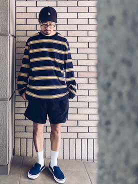 「VANS(バンズ)のアイテム」を使った、hiromeganeさん(メンズ・165cm)の春コーディネート