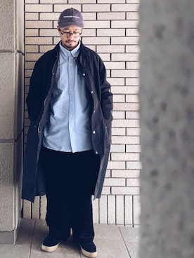 「JACKROSE(ジャックローズ)のアイテム」を使った、hiromeganeさん(メンズ・165cm)の冬コーディネート