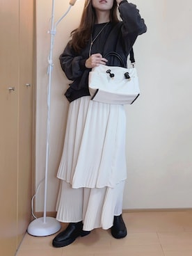 「A part by（アパートバイ）のアイテム」を使った、　　syamoさん（骨格ウェーブ・レディース・165cm）の冬コーディネート
