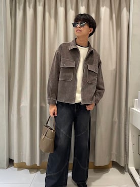 「アイテム（ハンドバッグ）」を使った、とーごさん（メンズ・178cm）の秋コーディネート