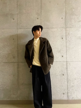 「アイテム（その他アウター）」を使った、とーごさん（メンズ・178cm）の秋コーディネート