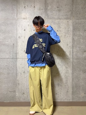 とーごさん（メンズ・178cm）の春コーディネート