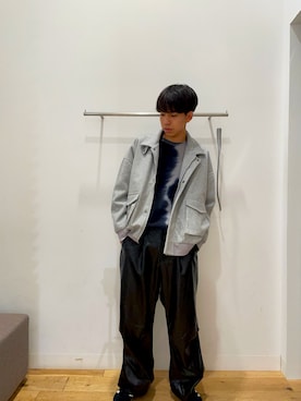 「大学生コーデ」｜「アイテム（ブルゾン）」を使った、とーごさん（メンズ・178cm）の冬コーディネート
