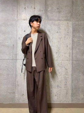 とーごさん（メンズ・178cm）の冬コーディネート