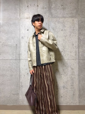 とーごさん（メンズ・178cm）の春コーディネート