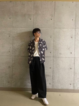 「アイテム（タンクトップ）」を使った、とーごさん（メンズ・178cm）の夏コーディネート