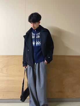 とーごさん（メンズ・178cm）の冬コーディネート