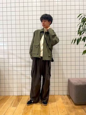 「マイベストコーデ2024」｜「アイテム（ブルゾン）」を使った、とーごさん（メンズ・178cm）の冬コーディネート