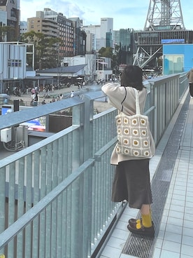 「rps（アールピーエス）のアイテム（ノーカラージャケット）」を使った、ゆきさん（レディース・152cm）の春コーディネート