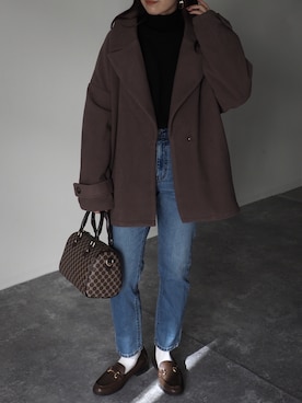 Riberry_officialさん（レディース・158cm）の冬コーディネート