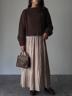 Riberry_officialさん（レディース・158cm）の冬コーディネート