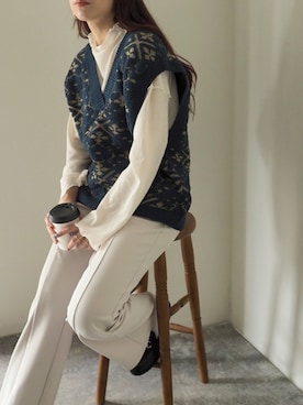 Riberry_officialさん（レディース・158cm）の冬コーディネート