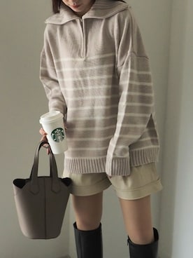 Riberry_officialさん（レディース・158cm）の冬コーディネート