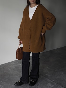 「マスタードイエロー」｜Riberry_officialさん（レディース・158cm）の冬コーディネート